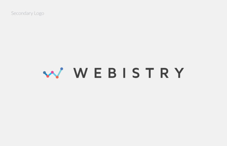 webistry logo horizontal, branding, logo design, ivy chan, vancouver